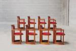 High End 5 Star Hotel Restaurant Furniture Wood Dinning Chair 8 Sets