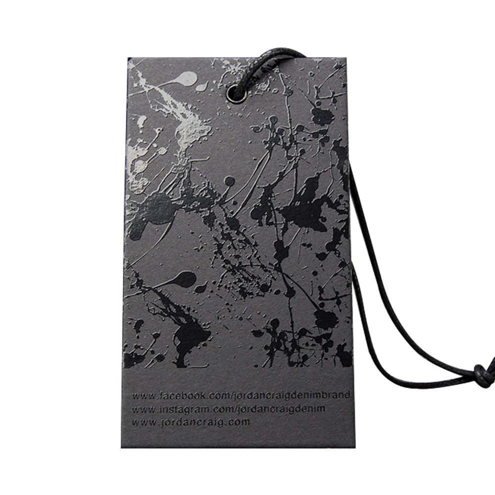 Wholesale cheap high quality plastic hanging tag jewelry tag