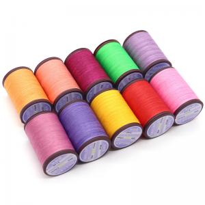 China High Strength Cored Sewing Thread 100% Polyester Filament Yarn Type for Leather Sewing on sale