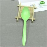 Disposable Bioplastic Spoon Made From Corn Starch-Biodegradable Products Perfect