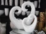 Diamond Custom Shape Porcelain Vase And Plates For Decoration