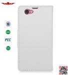 Hot Selling 100% Quaify Colorful PU Wallet Leather Cover Cases For Sony Xperia