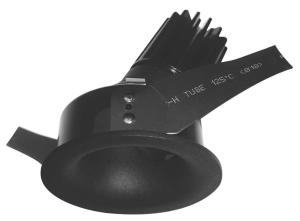 China 10W LED Recessed Downlight Pured Aluminum Body 36 degree Adjustable factory