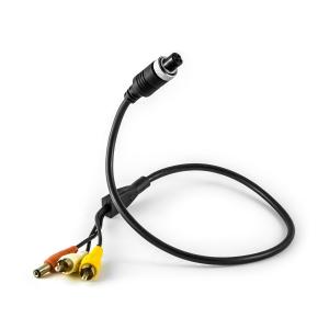 China 24V RCA Backup Camera Cable Connect 4 Pin Shielded For Power Video Audio factory