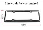 High Strength Recycle Cadillac Carbon Fiber License Frame