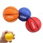 Promotional Anti stress ball Dia 6.3cm PU logo customized colorful