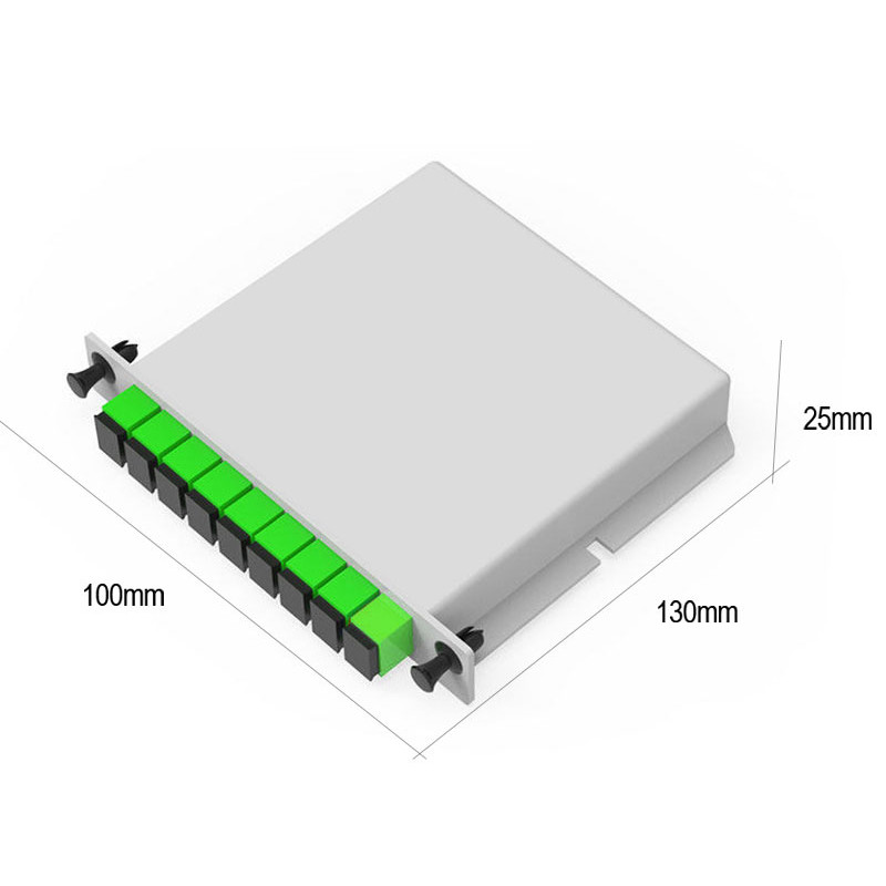 GPON 1650nm SC APC 1x8 PLC LGX passive fiber splitter Box