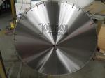 Narrow U Slot 600mm Laser Diamond Saw Blade for Coral Rock / Concrete Cutting