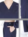 Deep Green Nurses Scrub Set Uniform Arrivals Design Pictures for Fashionable