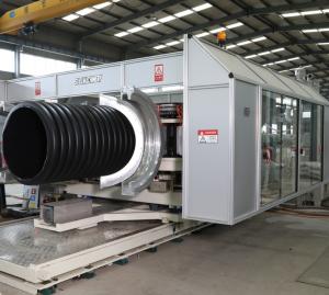 China High Speed Corrugated Pipe Machinery HDPE/PP/PE Plastic Pipe Production Line factory