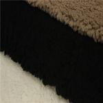 Custom Textile Upholstery Fabrics White Soft Shu Velveteen Fabric
