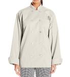 Women Modern Design Kitchen Unique Chef Coats White Color
