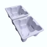Bagasse Recycled Paper Tray , Antistatic Paper And Cardboard Packaging