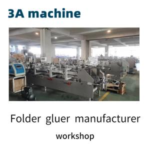 Paper Folder Machine Cold Glue Machine for Boxes 3ACQ*580D at Manufacturing