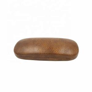 China Luxury Premium Spectacle Glasses Case Hard Metal Glasses Case Ellipse Shape factory