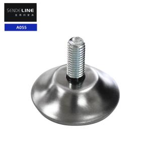 China Stainless Steel / Plastic Table Foot Adjuster 16mm Thread Height Adjustment factory