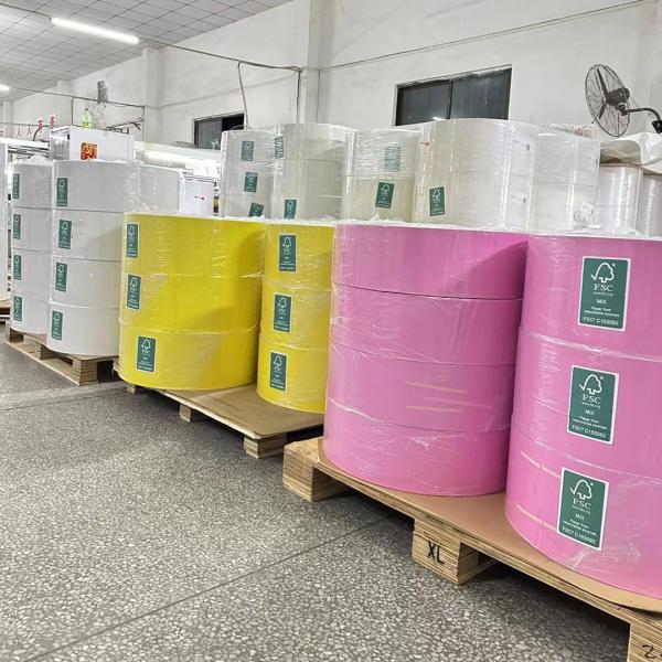 FSC Self Adhesive Paper Adhesive Film Adhesive Label Material