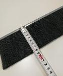 Nylon Bristle Metal Channel Strip Brushes Aluminium Holder For Dust Removal