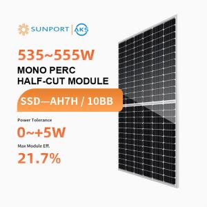 China 550 Watt Sunport Solar Panel 535w 540w 545w 550w 555w Eff. 21.5% Solar Pv Panels factory