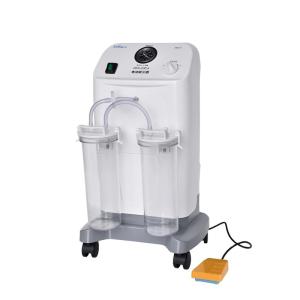 China Electrical Medical Suction Pump Plastic Mobile Surgical Suction Device on sale