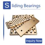 Oil Free Plugged Graphite Slide Bearing Plates