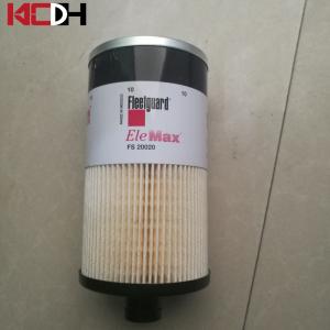 China Excavator Engine Parts Fleetguard Diesel Filter Fuel Filter FS20019 FS20020 factory