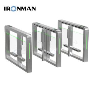 China Speed Swing Gate Turnstile Space Saving With DC Brushless Motor factory