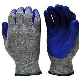 China Crinkle Palm Latex Coated Work Gloves , Insulated Winter Work Gloves factory