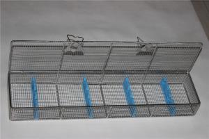 China Endoscope Trays Surgical Instrument Sterilization Containers Stainless Steel Wire Mesh Basket factory