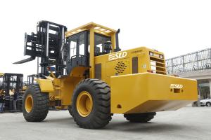 China 3000mm mast 25T rough terrain masted forklift for Mine Sites factory