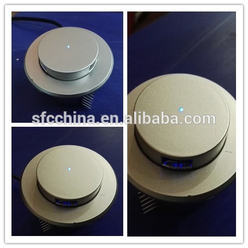 Charger, 66 mm, Pop-Up, USB With 2 x USB chargers Push mount