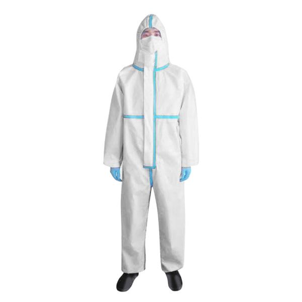 Fire Retard Disposable Surgeon Gown , Knit Cuff Latex Free Disposable Theatre