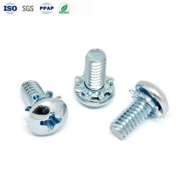Electronic Screws Combination Screw Carbon Steel Pan Head Screws Electroplated