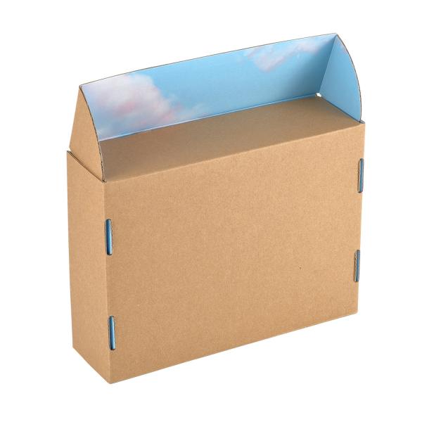 Corrugated Board Clothing Mailer Boxes Custom Folding Airplane Paper Packaging