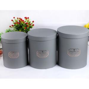 Luxury Custom Made Round Cardboard Boxes for Roses Packaging Accepting Custom
