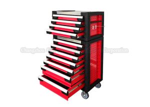 China 11 Drawer Trolley Mechanics red husky rolling tool box Tool Chest factory