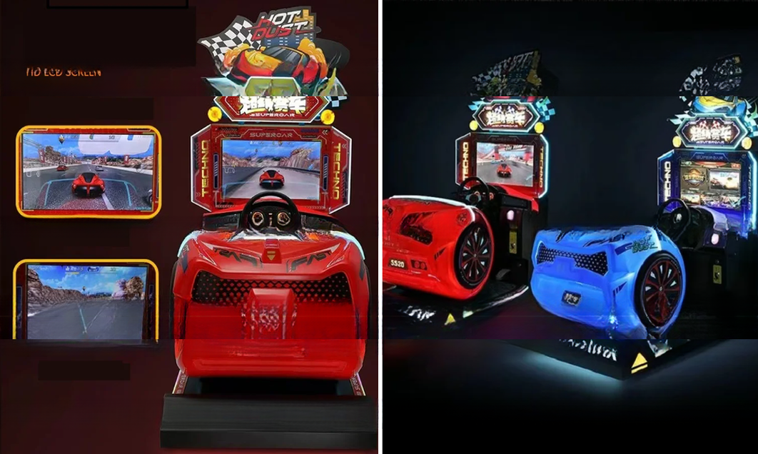 Dreamland 26 INCH LCD Coin Operated Super Crazy Dynamic Children Outrun Car Racing Arcade Machine