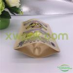 Resealable PE Kraft Paper Packaging Bags k Mylar Bags SGS Approved