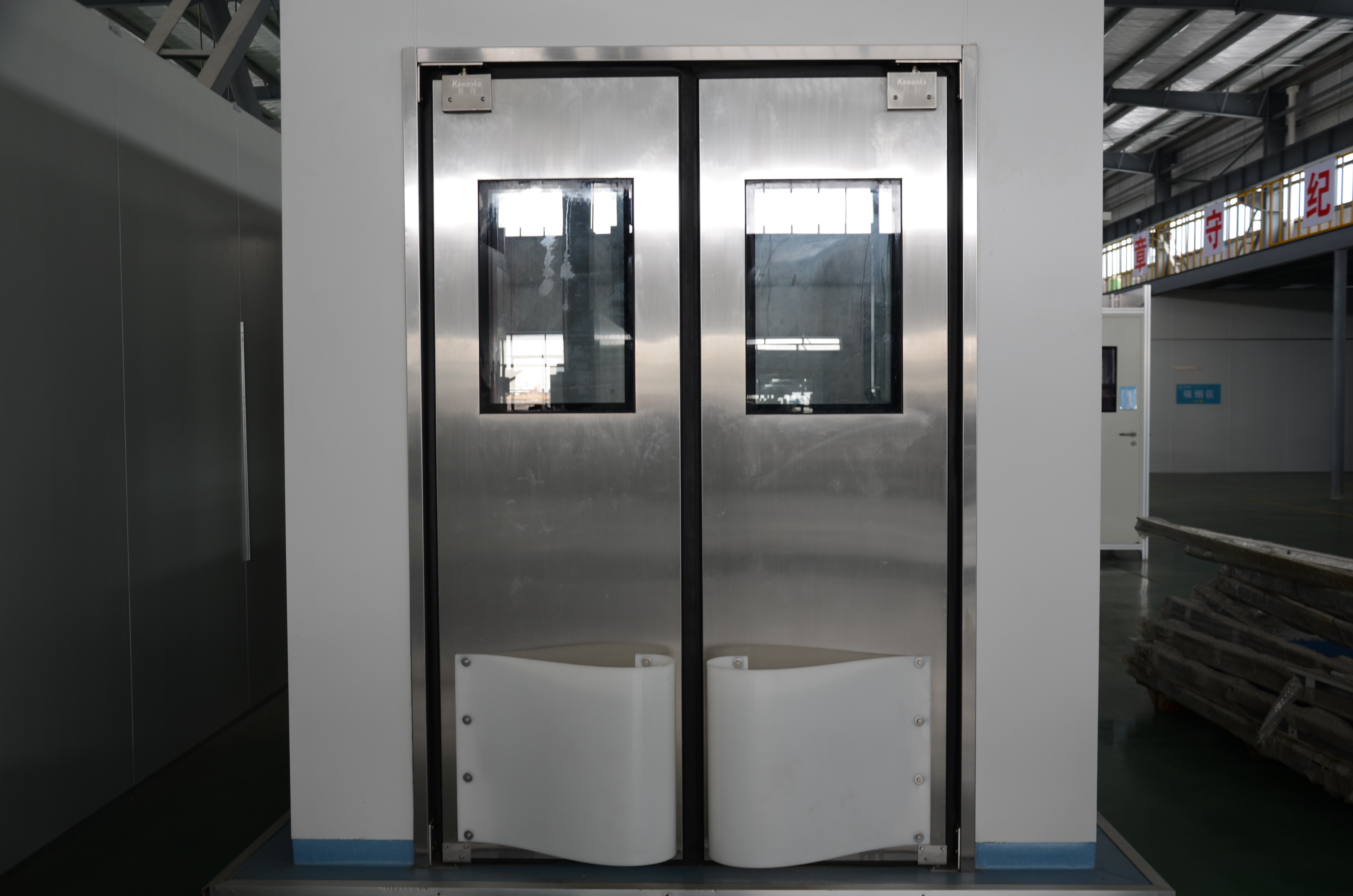 Stainless Steel Clean Room Door Environmental Protection Double Swing Door For Hospital