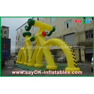 Customized Shape Giant Promotional Inflatable Bicycle Model with CE Blower
