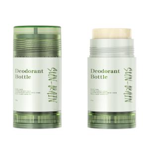 China 30g 50g Eco Friendly Empty PP All Plastic Airelss Deodorant Stick Bottle For Solid Cream factory