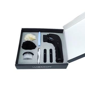 China Convenient High Speed Electric Shine Shoe Polisher Kit 3W 1800mAh factory