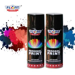 China Multi Purpose ODM 400ml Aerosol Spray Paint Black For Car Industrial factory