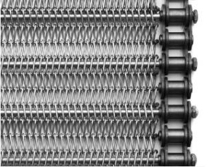 China interlock Chain Stainless Steel Mesh Belt Wire Cookies Conveyor factory