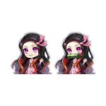 Car Sticker Demon Slayer 3D Lenticular Motion Stickers Waterproof Car Decals