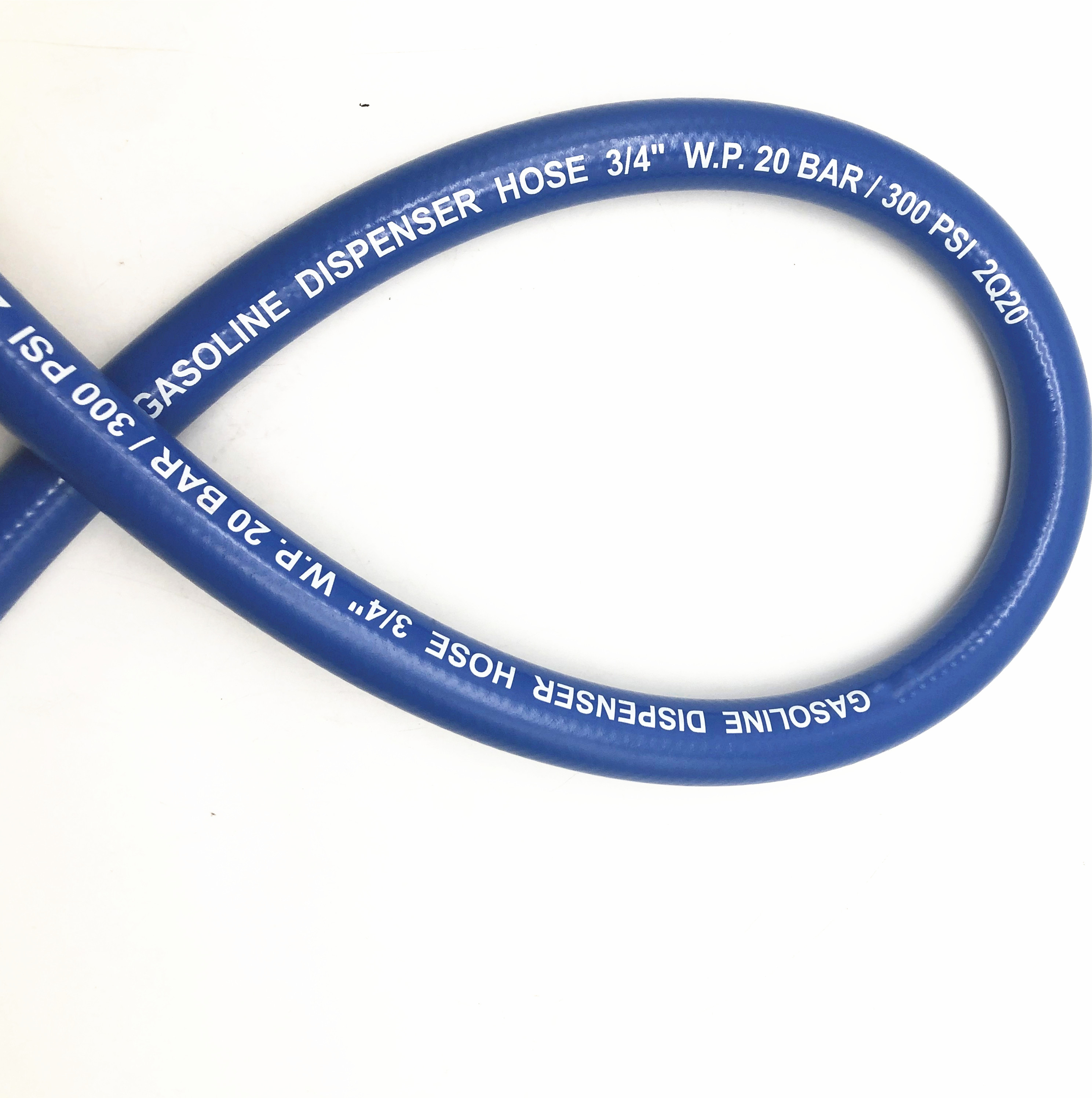 Gasoline Rubber Transport Fuel Dispenser Hose 33/4 Inch Smooth