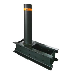 China Zero Penetration 350mm Depth Driveway Security Post Galvanised Steel Bollards factory
