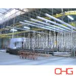 Automatic Electrostatic Powder Coating Production Line for Aluminum Profiles