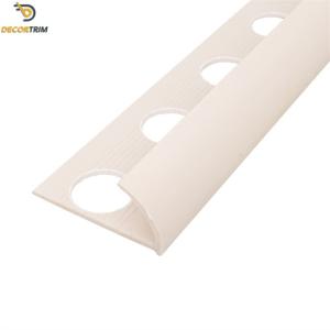 China Round Open Shape PVC Tile Trim For Ceramic Edge 12mm 12.5mm factory
