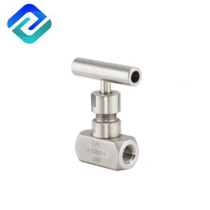 China Npt SS Needle Valve 6000 Psi High Pressure Female Thread Acidic Liquid factory